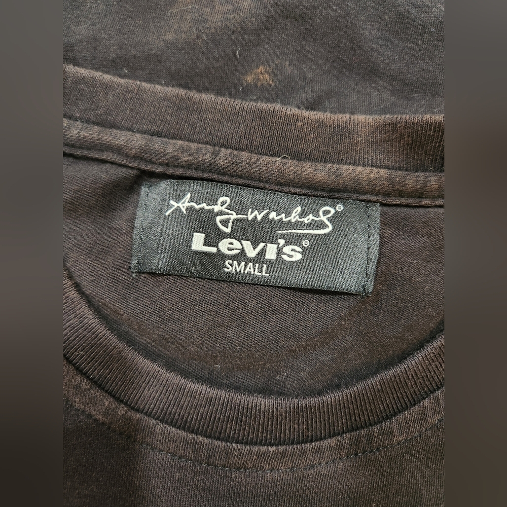 Andy Warhol Levi's T-Shirt Wasting Money Puts You In A Party Mood - Picture 3 of 5
